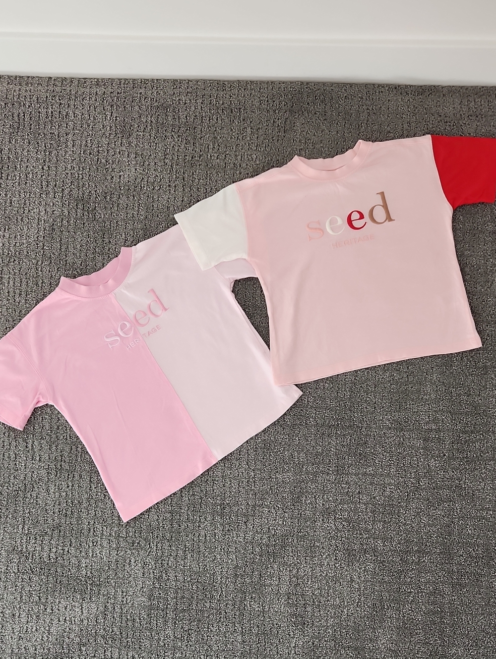 Seed Heritage Girls Short Sleeve Tees - Set Of 2 Size 4